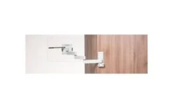 Caratec Flex CFW400A TV Wandhalter 4 Drehpunkte Silber -Haus & Outdoor 554650 3700700