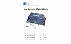 IVT SCDplus Solar Controller Laderegler 12 V / 24 V 15 A -Haus & Outdoor 557230 3622022