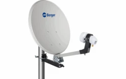 Berger Mobile Sat-Anlage Komplettset Single-LNB Im Campingkoffer -Haus & Outdoor 598935 4464231