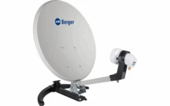 Berger Mobile Sat-Anlage Komplettset Single-LNB Im Campingkoffer -Haus & Outdoor 598939 4464239