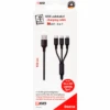 2GO USB 3 In 1 Ladekabel 150 Cm Schwarz 2 2GO USB 3 In 1 Ladekabel 150 Cm Schwarz -Haus & Outdoor 599615 4418807