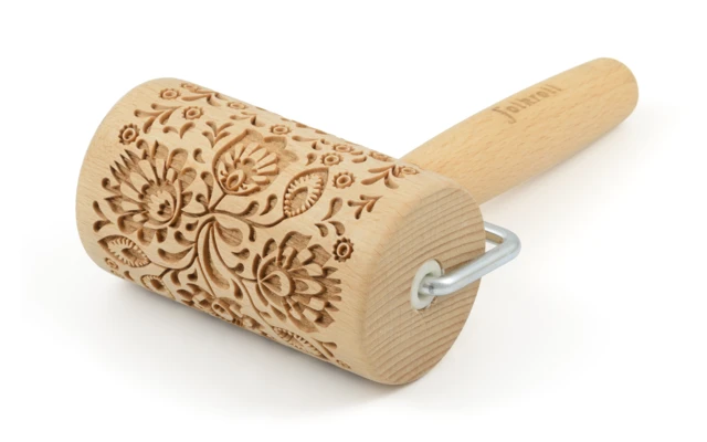 Teigrolle Folk Floral, Mini 3 Teigrolle Folk Floral, Mini