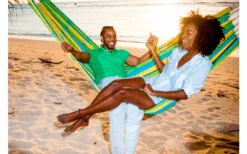 Amazonas Hängematte Barbados 230 X 150 Cm Papaya -Haus & Outdoor 623371 4358019