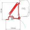 Fiamma Markisenhalterung-Kit Ducato/Jumper/Boxer High Roof ≥ 2006 -Haus & Outdoor 628235 4339579