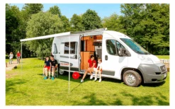 Fiamma F80s 290 Markise Gehäusefarbe Polar White Tuchfarbe Royal Grey 290 Cm -Haus & Outdoor 630551 4376907