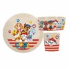 Koziol Connect Paw Patrol Geschirr Set 3 Teilig Rosa -Haus & Outdoor 634187 4385247