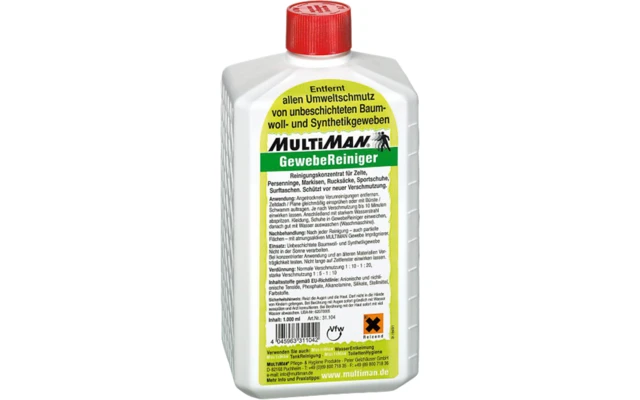 MultiMan GewebeRein 500 Reinigungsmittel Pumpsprühflasche 0,5 Liter 4 MultiMan GewebeRein 500 Reinigungsmittel Pumpsprühflasche 0,5 Liter – Bild 2