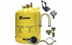Gaslow LPG Doppel-Zylinder-Kit Mit Einfüllstutzen Und Stutzenhalterung 2,7 Kg -Haus & Outdoor 651696 4584828