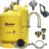 Gaslow LPG Doppelzylinder-Kit Mit Einfüllstutzen Und Stutzenhalterung 6 Kg Und 11 Kg -Haus & Outdoor 654654 4584834