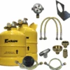 Gaslow LPG Doppel-Zylinder-Kit Mit Einfüllstutzen Und Stutzenhalterung 2,7 Kg -Haus & Outdoor 667005 4584816