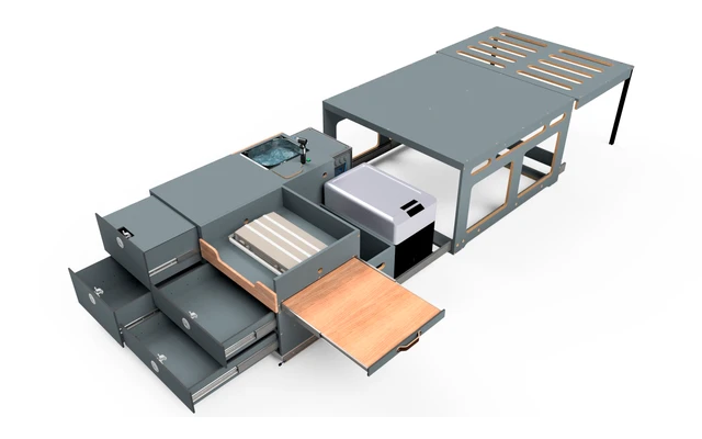 Ello Campingbox Für VW T6 (Modulsystem) 3 Ello Campingbox Für VW T6 (Modulsystem)