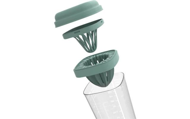 Rotho Loft Shaker 5 In 1 Trinkflasche 1 Liter Mistletoe Grün 6 Rotho Loft Shaker 5 In 1 Trinkflasche 1 Liter Mistletoe Grün – Bild 4