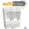 Multianker Clip 2er Set Für Befestigung Vom Multianker Wäschetrockner An Multianker Saugnäpfen Grau -Haus & Outdoor 696806 4775552