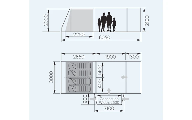 Dometic Rarotonga DA FTT 401 AIR LH Aufblasbares Driveaway Vorzelt 3 M Modell Links 5 Dometic Rarotonga DA FTT 401 AIR LH Aufblasbares Driveaway Vorzelt 3 M Modell Links – Bild 3