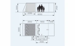 Dometic Rarotonga DA FTT 401 AIR TC LH Aufblasbares Driveaway Vorzelt 3 M Modell Links -Haus & Outdoor 707879 4802012