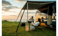 Fiamma F80s 290 Markise Gehäusefarbe Deep Black Tuchfarbe Royal Grey 290 Cm -Haus & Outdoor 713642 4816259