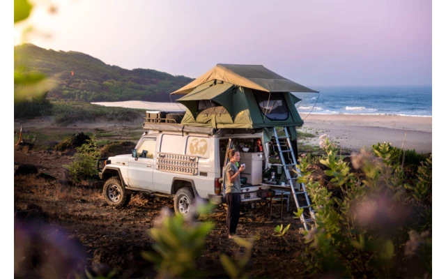 Gordigear Dachzelt Für 2 Personen Mit Staufläche 140 X 240 Cm Grün 4 Gordigear Dachzelt Für 2 Personen Mit Staufläche 140 X 240 Cm Grün – Bild 2