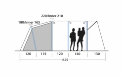 Outwell Avondale 5PA Tunnelzelt 9 Outwell Avondale 5PA Tunnelzelt -Haus & Outdoor 737549 4971986