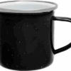 Origin Outdoors Emaille Tasse 360 Ml Schwarz -Haus & Outdoor 746381 5037254