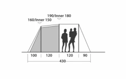 Easy Camp Huntsville 400 Tunnelzelt Für 4 Personen -Haus & Outdoor 782849 5185709