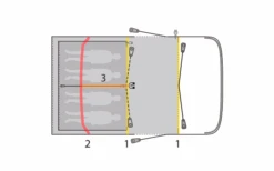 Outwell Hayward Lake 4ATC Aufblasbares Tunnelzelt 4 Personen -Haus & Outdoor 789707 5207522