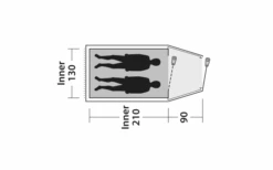 Outwell Earth 2 Doppelbeschichtetes Zelt -Haus & Outdoor 790733 5217227