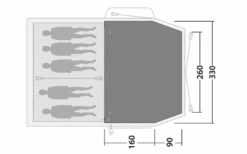 Outwell Zeltteppich Flat Woven Carpet Nevada 5P 5 Outwell Zeltteppich Flat Woven Carpet Nevada 5P -Haus & Outdoor 802508 5238413