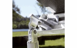 Fiamma F45s 260 Markise Gehäusefarbe Polar White Tuchfarbe Royal Grey 260 Cm -Haus & Outdoor 811751 5283839