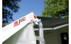 Fiamma F45s 260 Markise Gehäusefarbe Polar White Tuchfarbe Royal Grey 260 Cm -Haus & Outdoor 811754 5283845