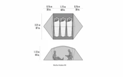 MSR Mutha Hubba NX V2 3 Personen Weiß -Haus & Outdoor 819866 5300270